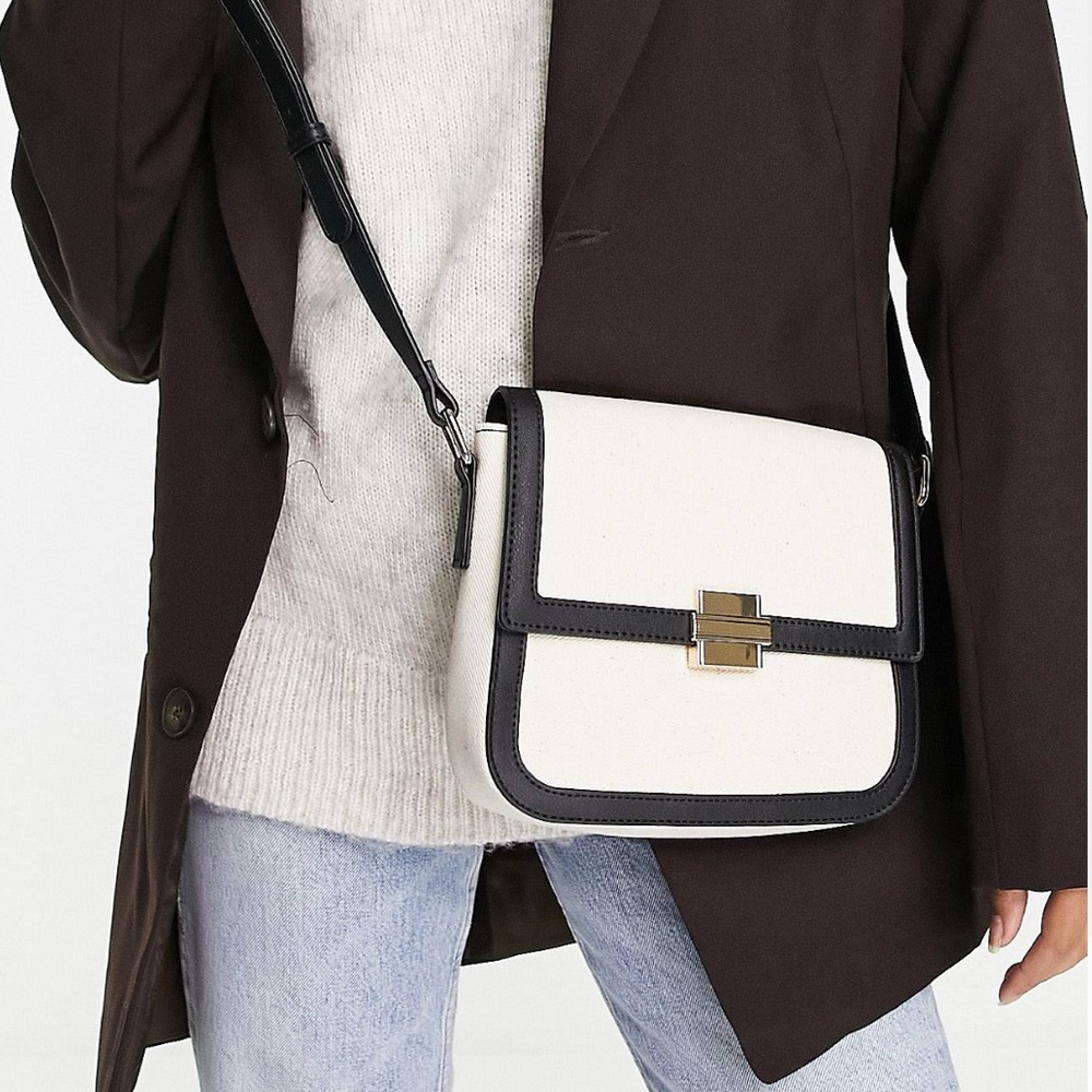 NWOT Canvas Crossbody Bag